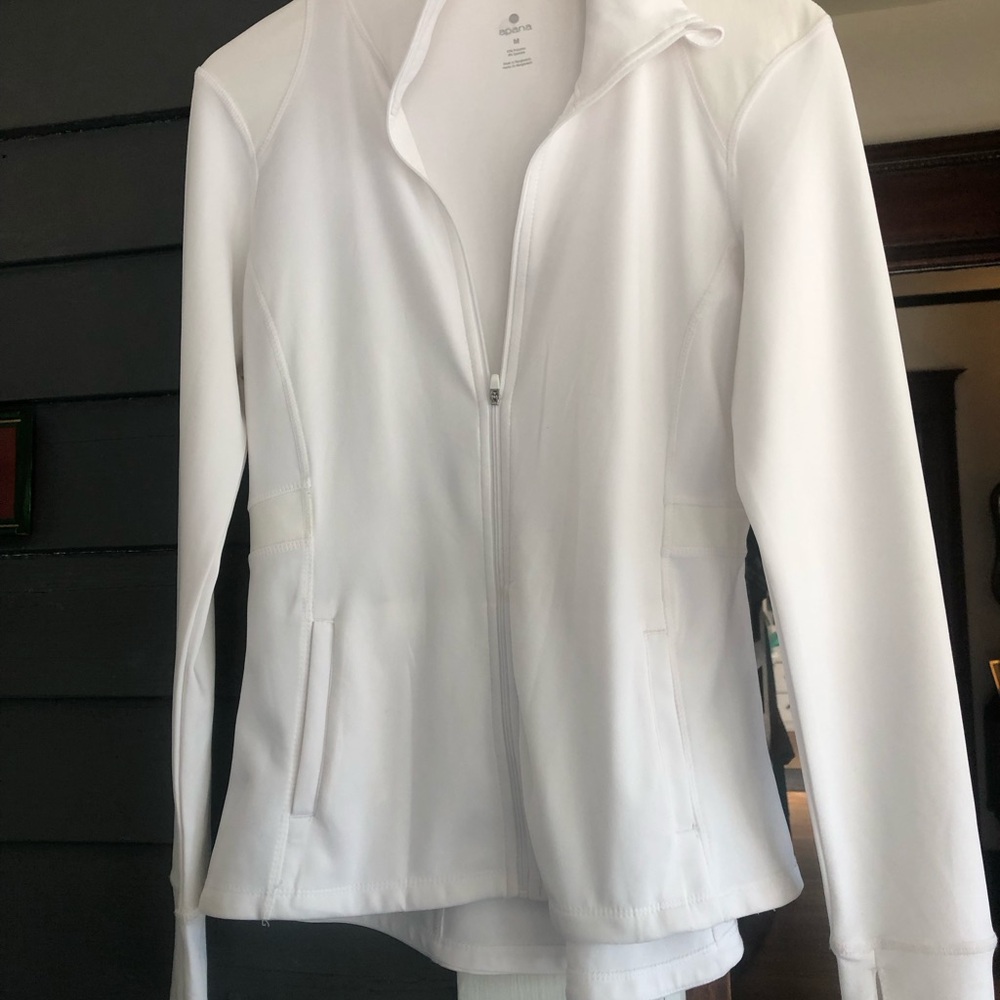 Apana Women's White Athletic Jacket